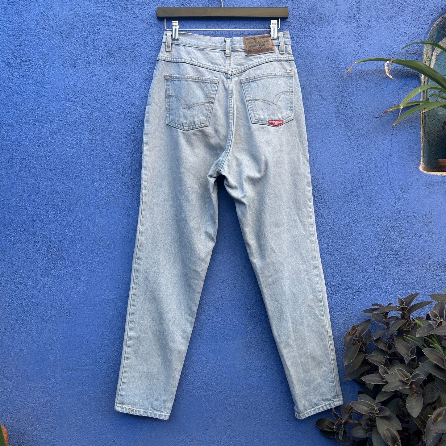 vintage 80s 90s no excuses exposed button fly jeans