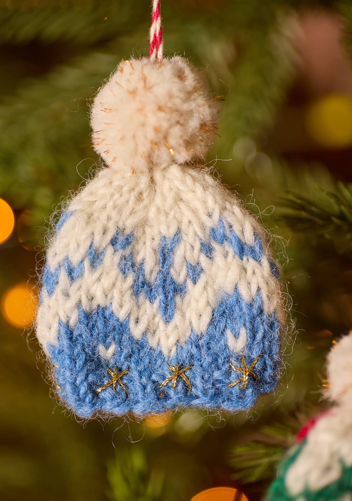 Bobble Hat Knitted Decoration | Namaste