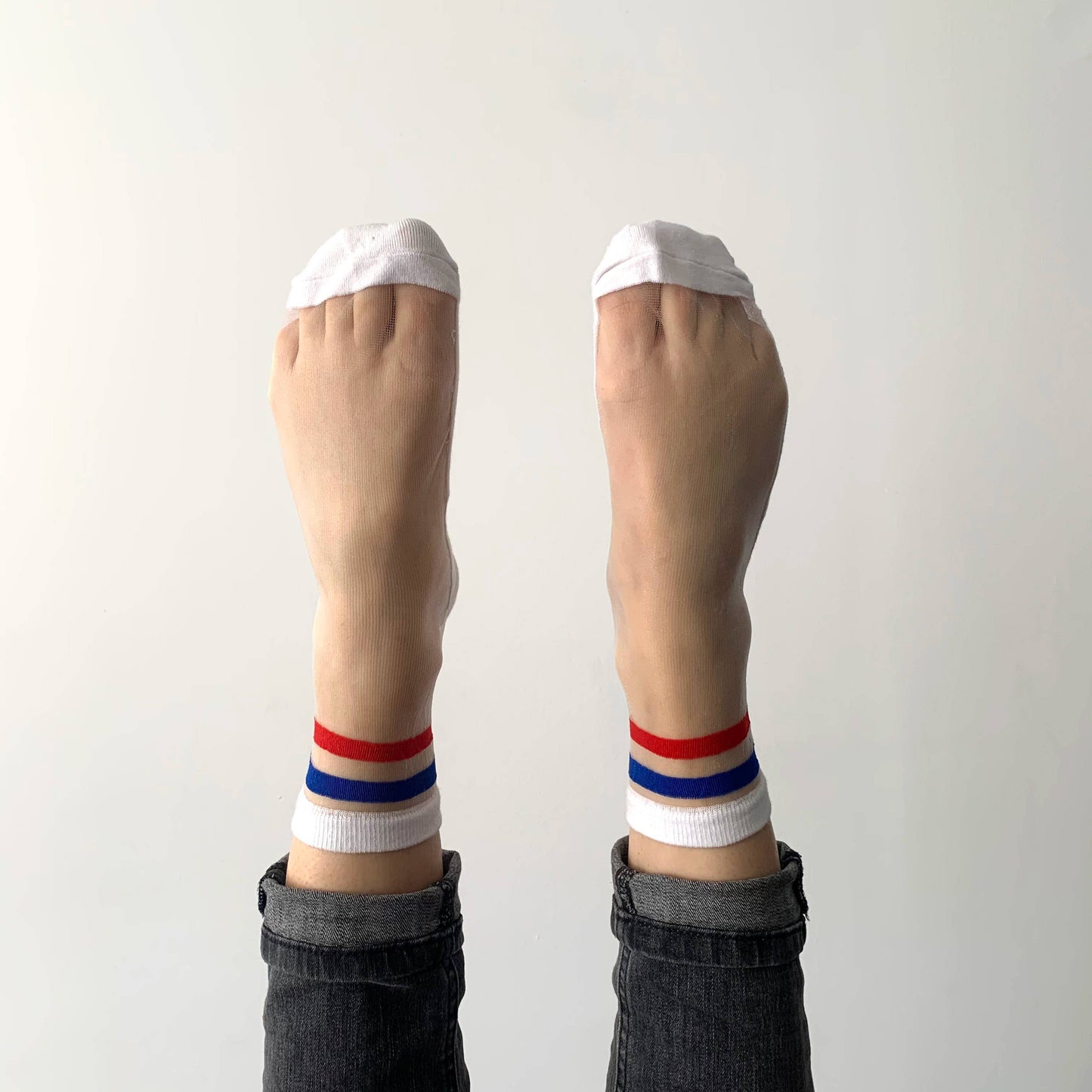 sockette | Mimi women's blue white red socks