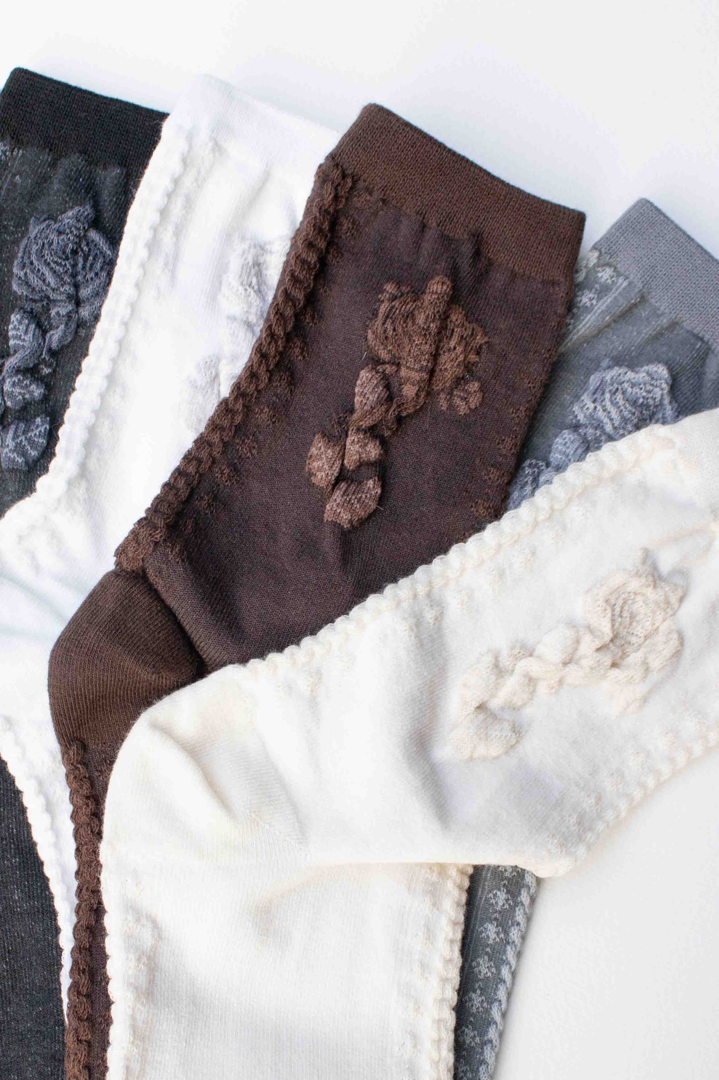 Rose Cotton Blend Socks | Tiepology