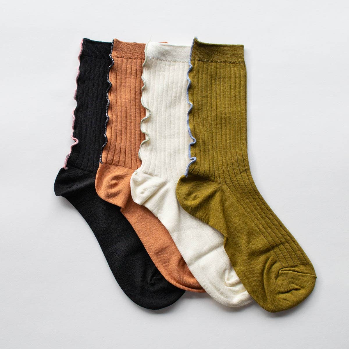 Tiepology | Merrow Stitch Socks