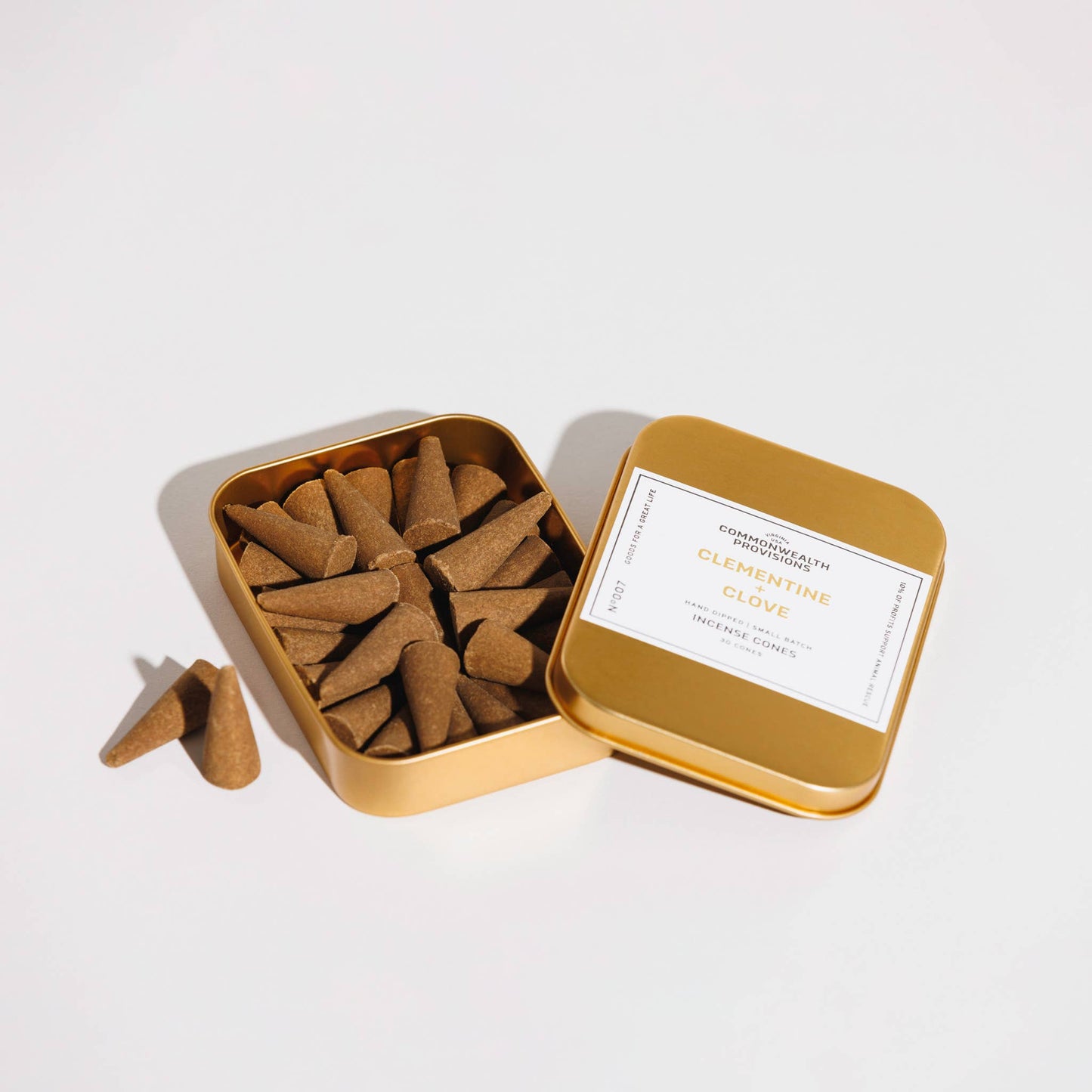Commonwealth Provisions | Incense Cones - Clementine + Clove