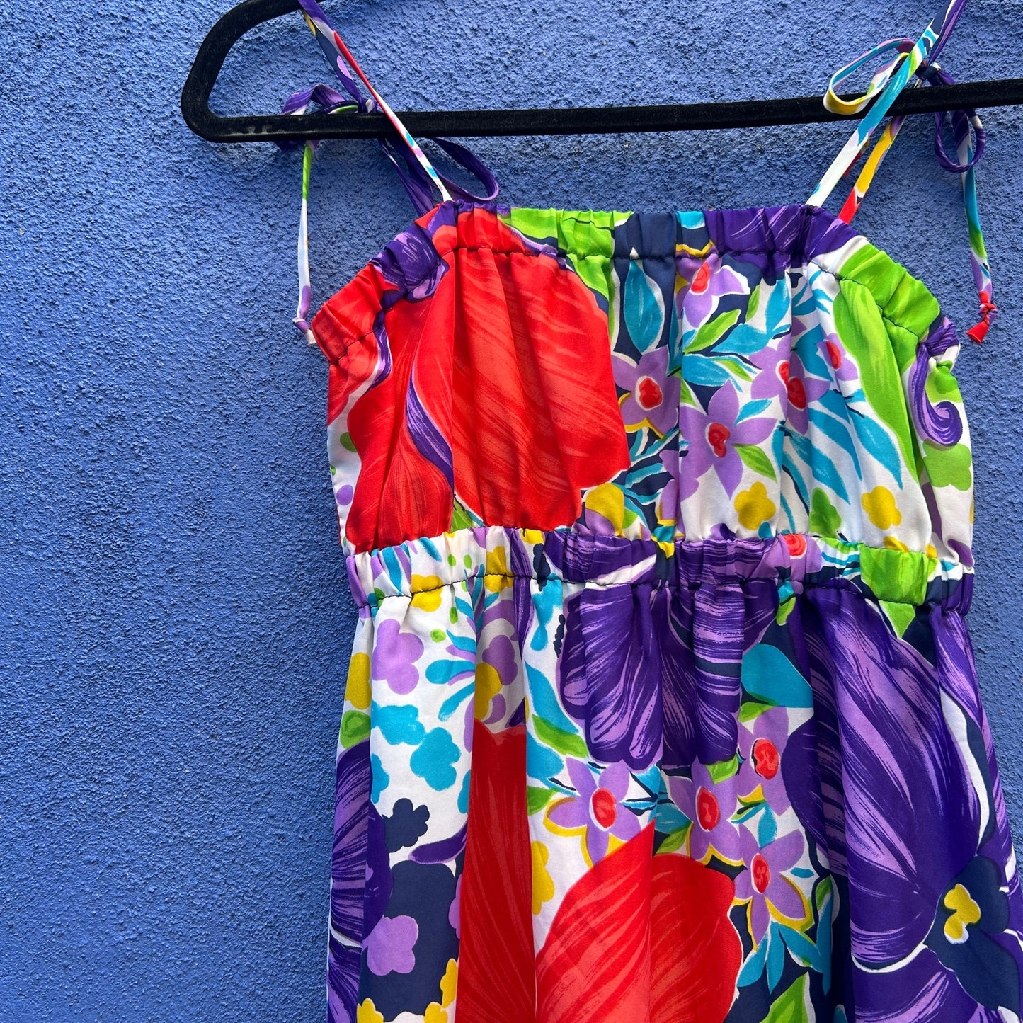 vintage pomare hawaii floral maxi dress