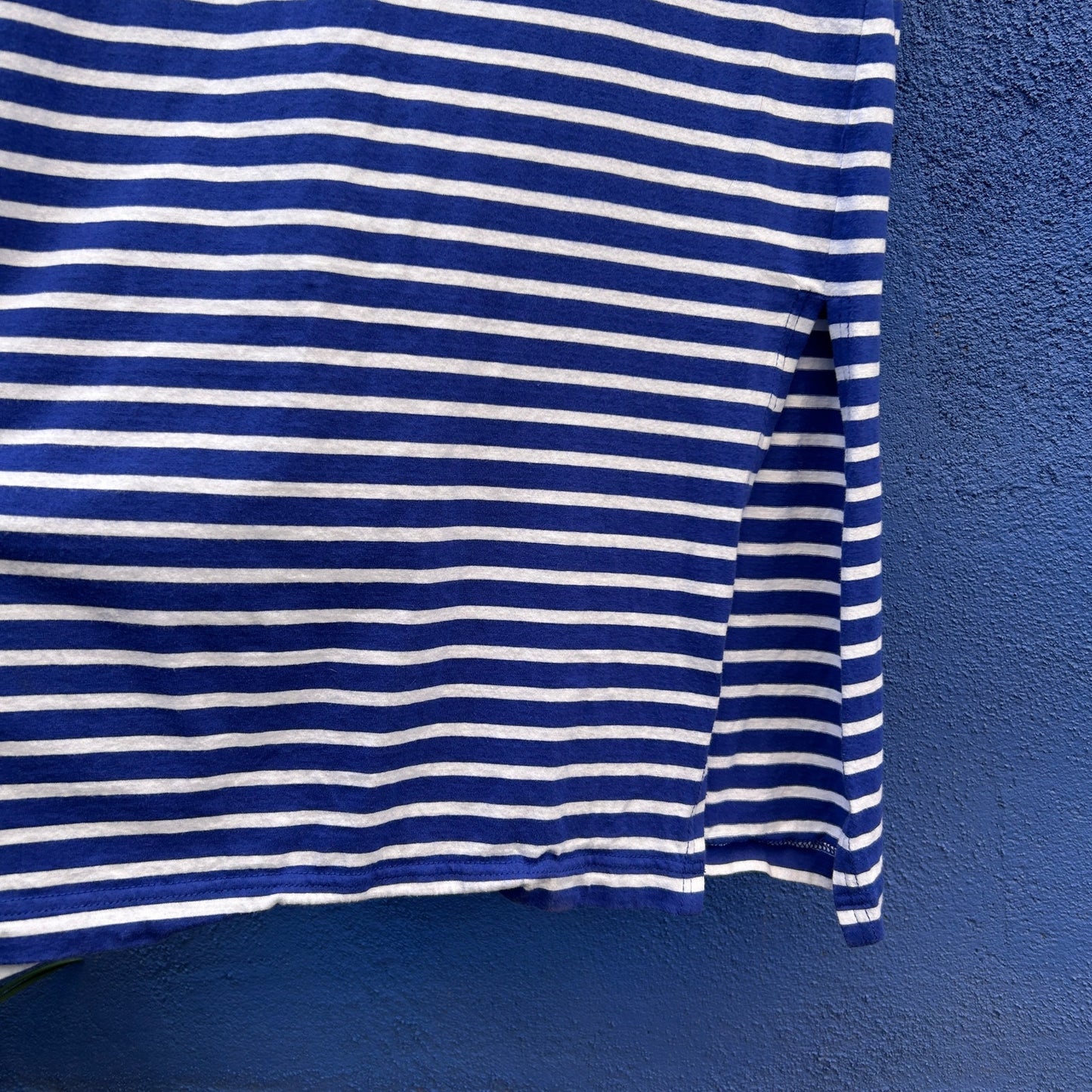 derek lam denim striped sleeveless dress