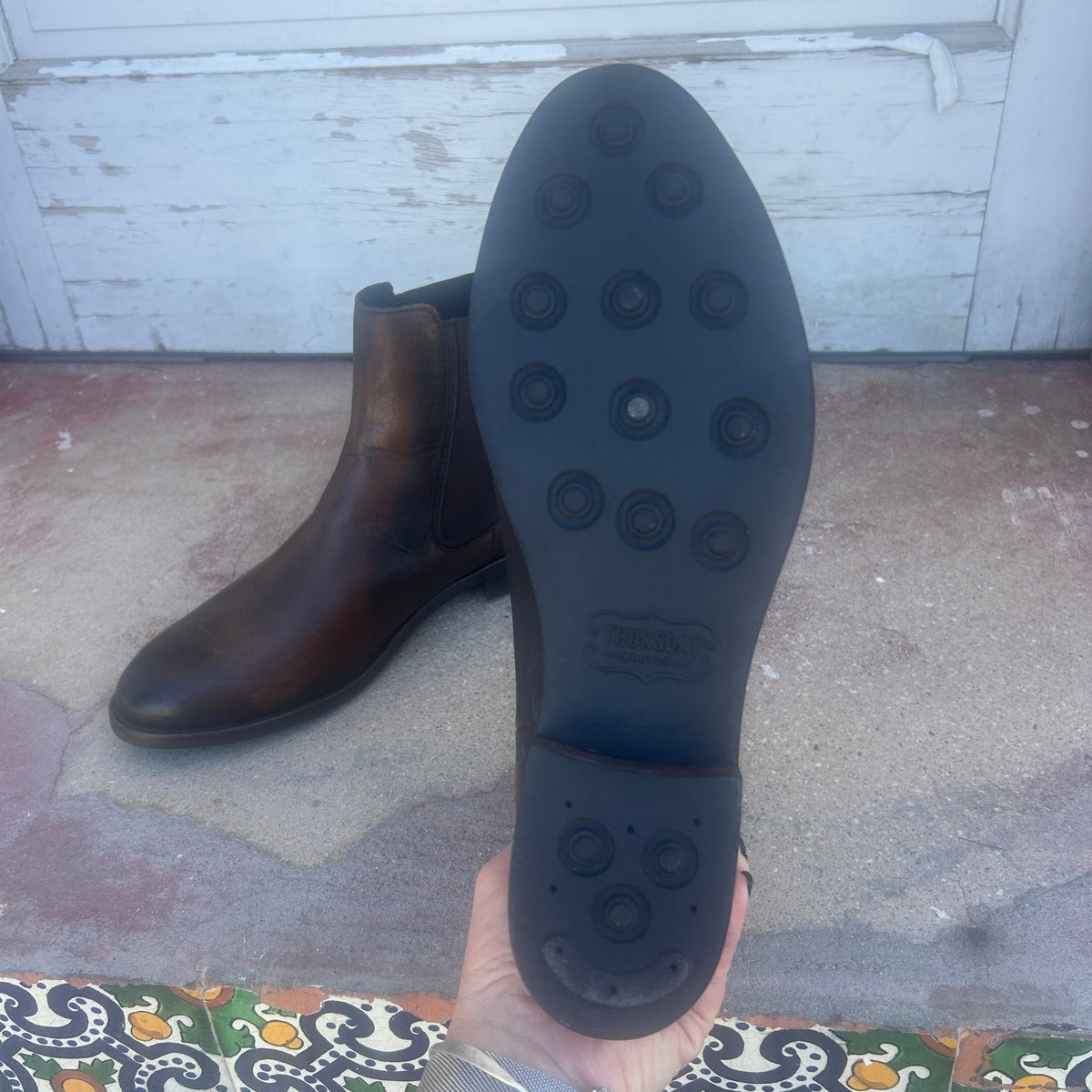 thursday boots brown duke chelsea boot