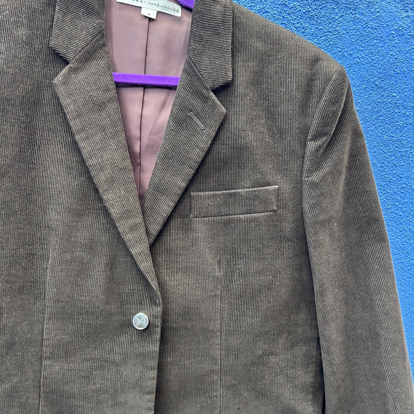 jacobs by marc jacobs brown corduroy blazer