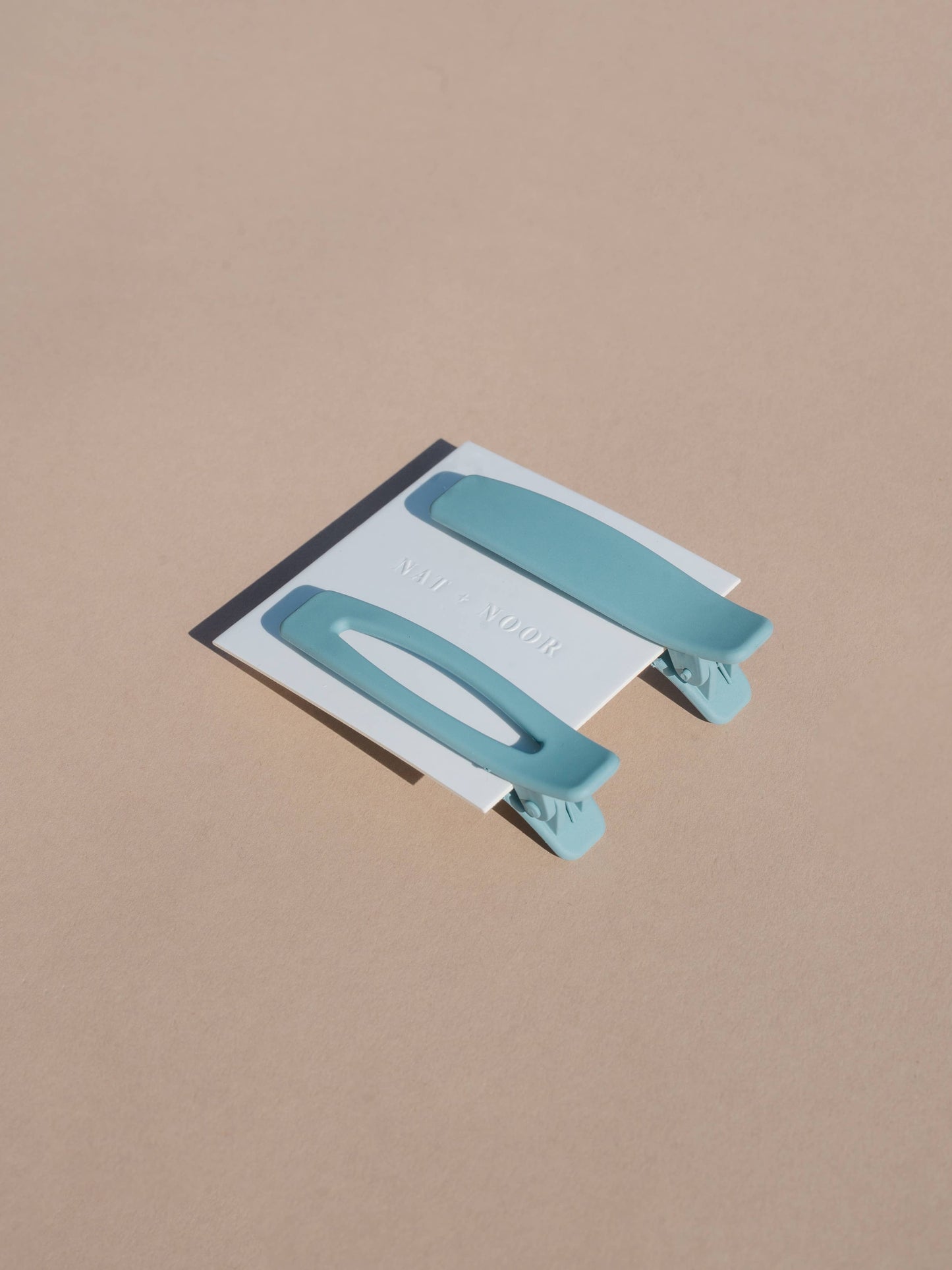 Lani | Alligator Hair Clips | Dusty Blue | NAT + NOOR