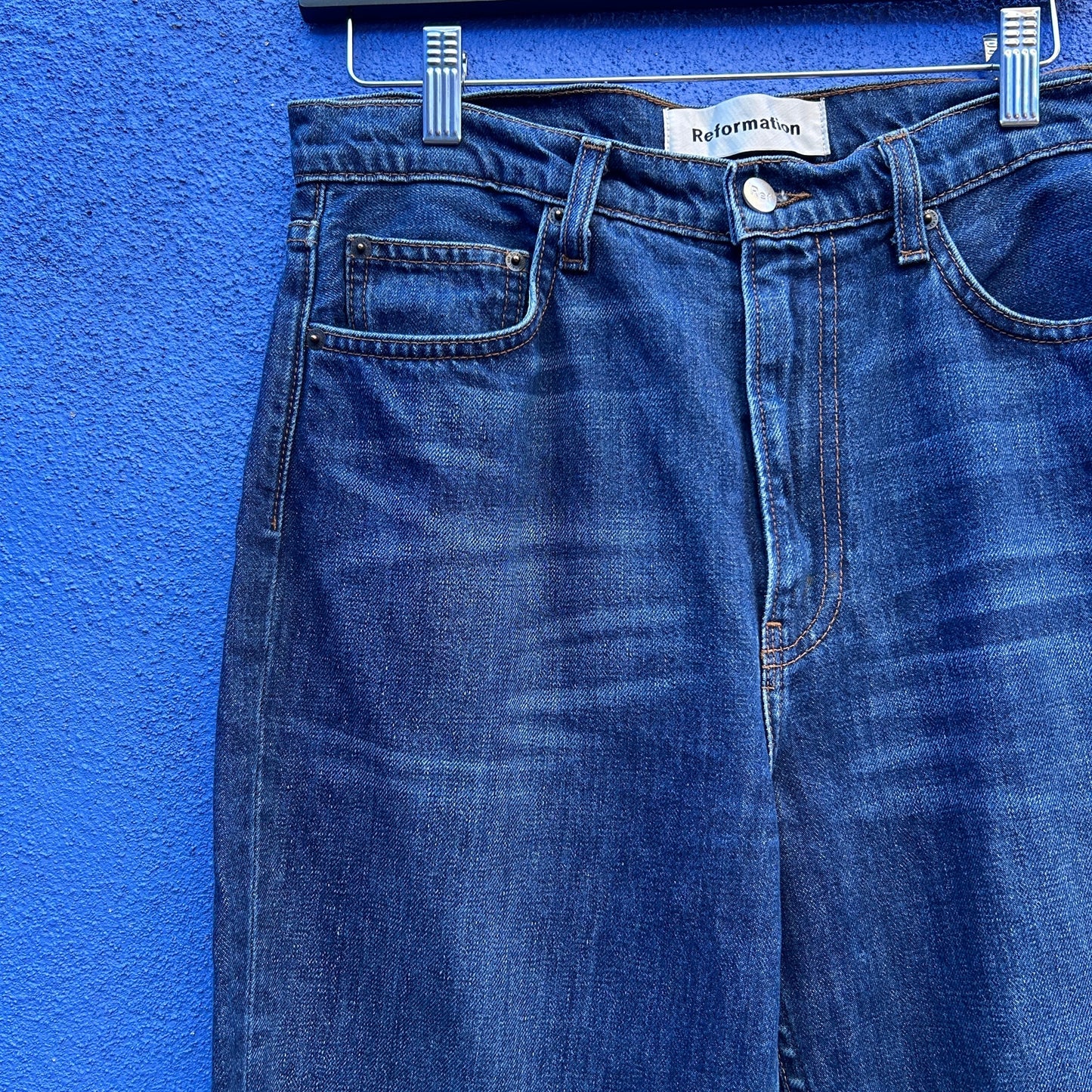 reformation julia high cigarette jean