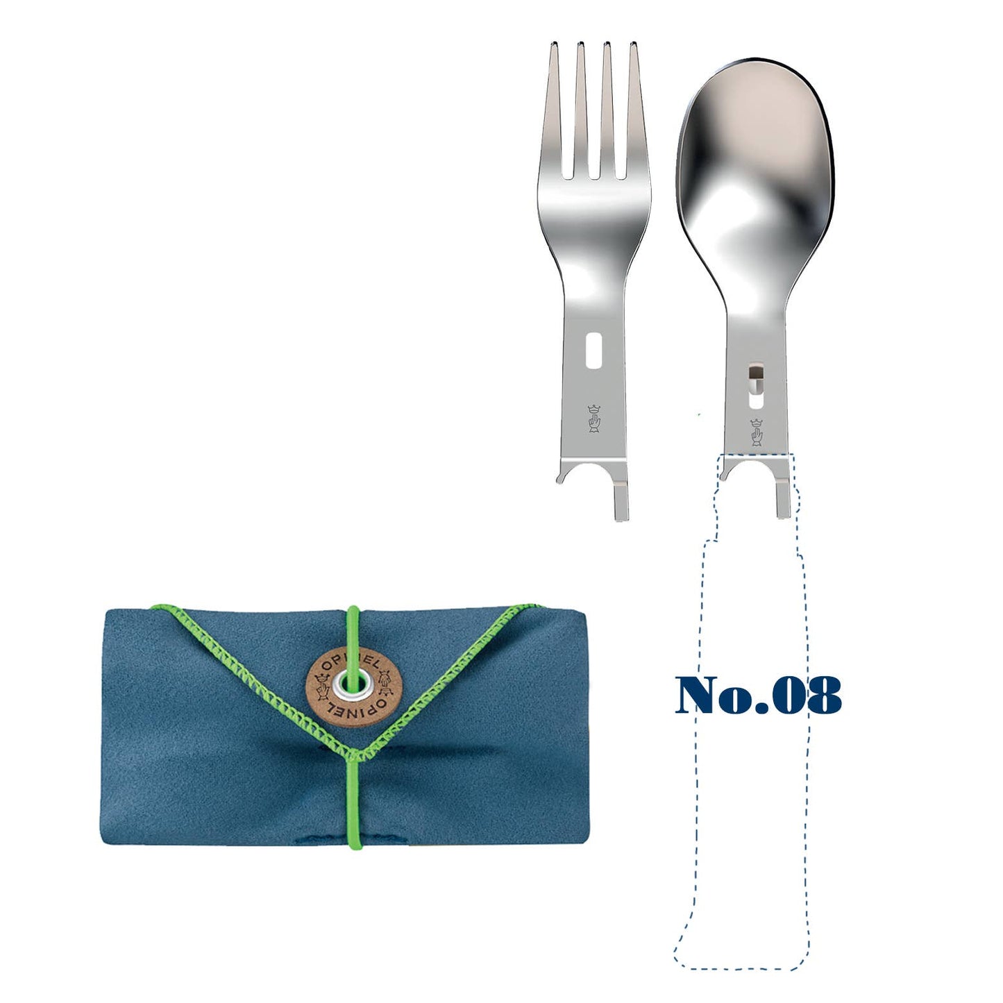 Opinel | No.08 Picnic + Cutlery Set
