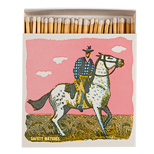 Pink Cowboy | Archivist Safety Matches