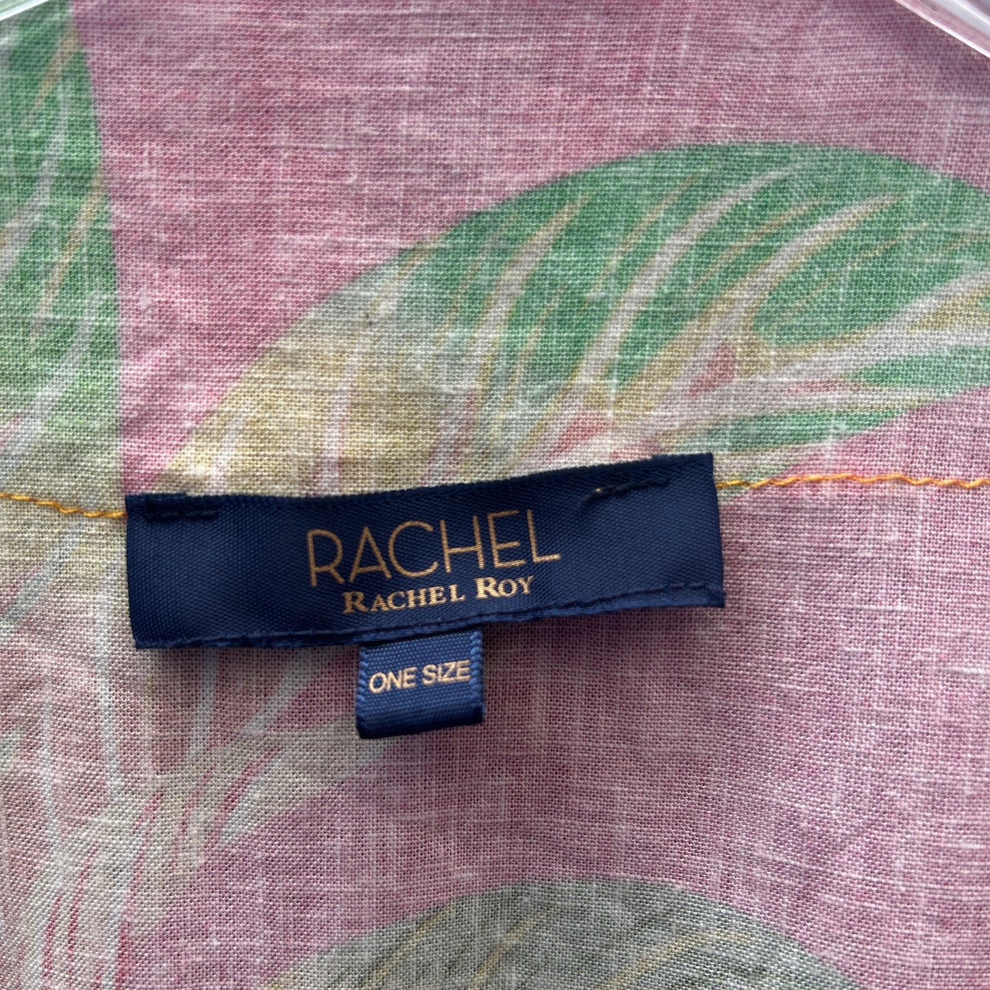 rachel roy tropical floral open front  kimono top