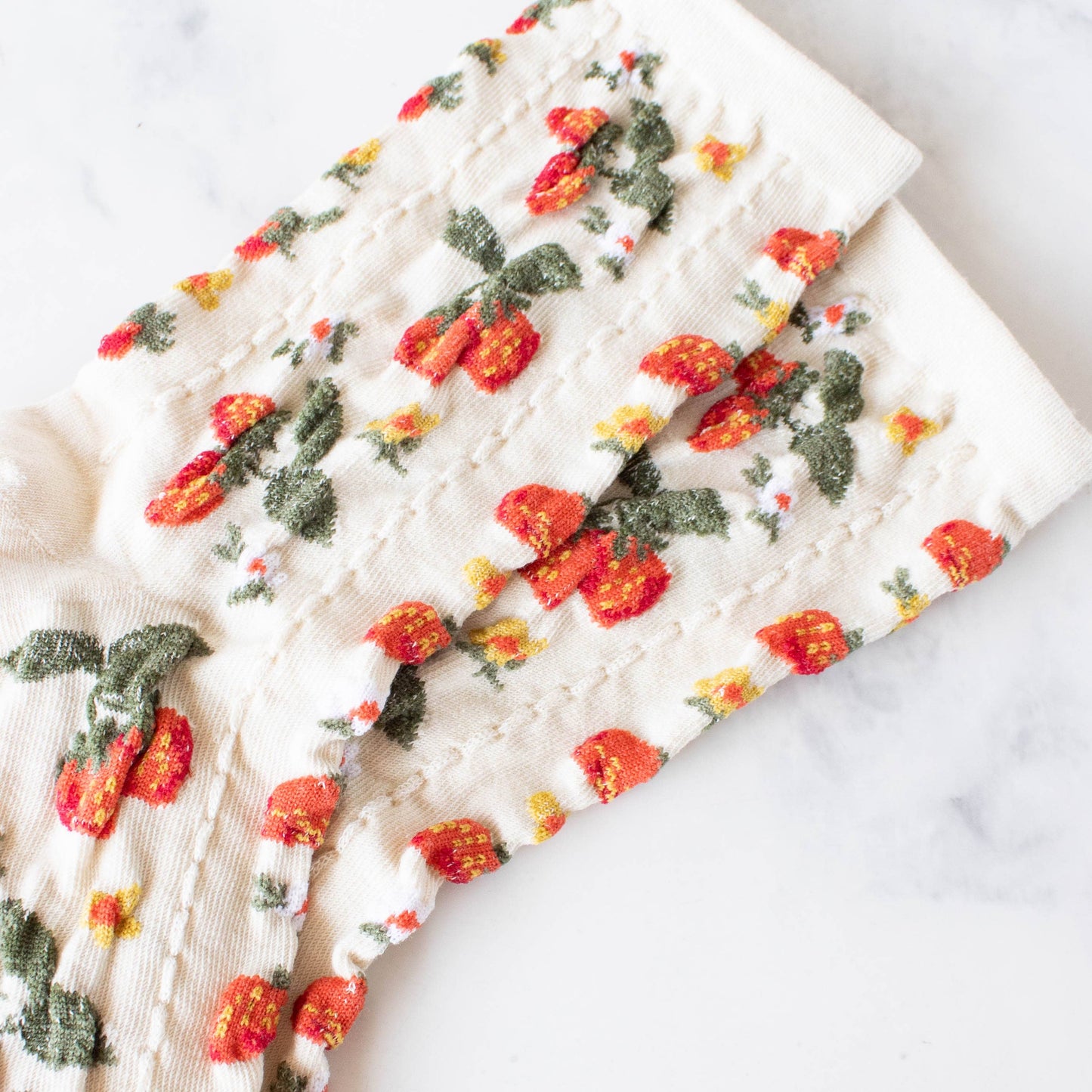 Strawberry Farm Casual Socks | Tiepology