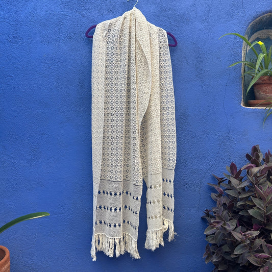 crocheted lightweight scarf wrap shawl