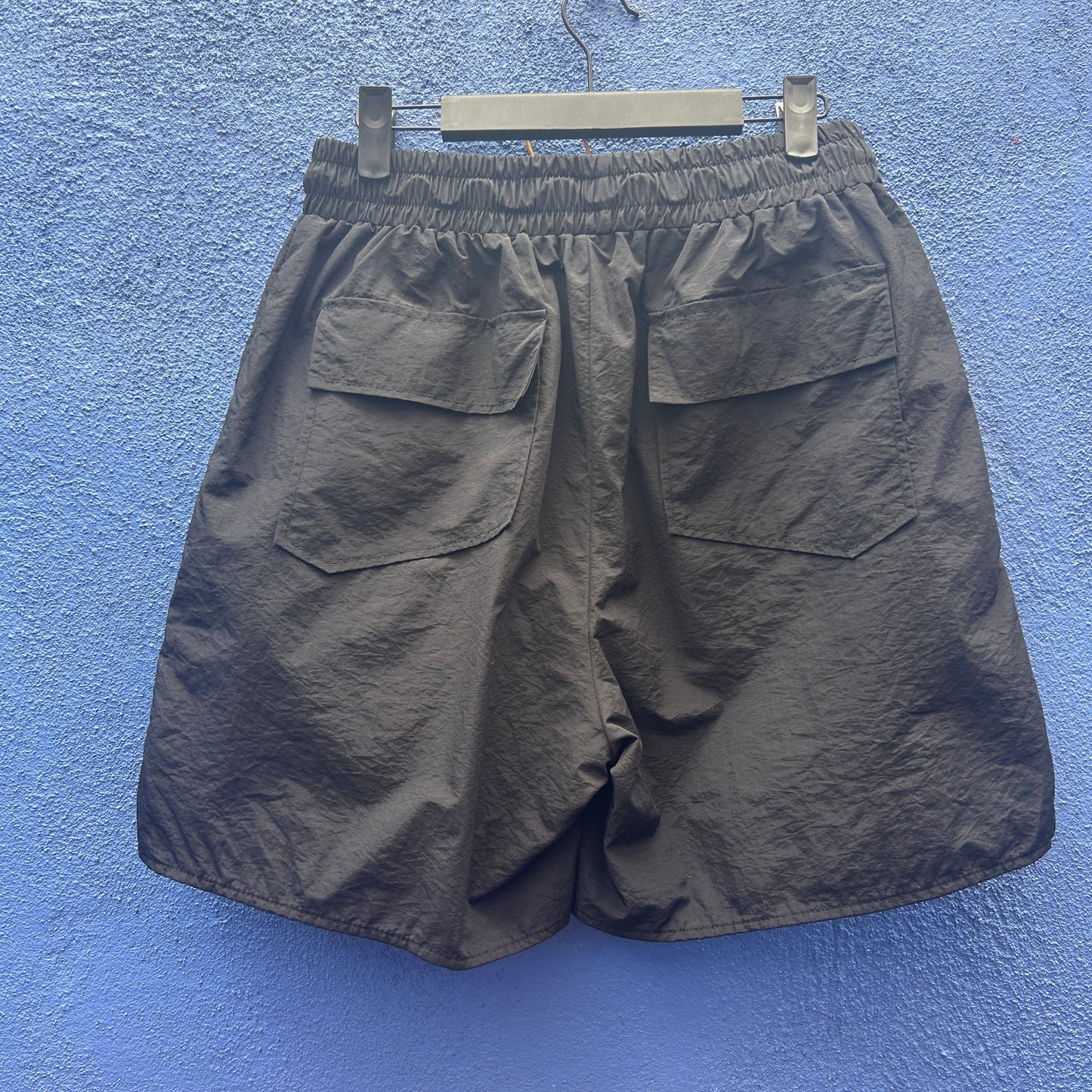 rhude black swim trunk jogging short size large
