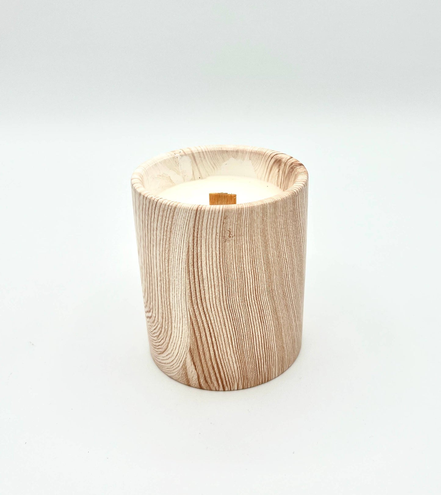 Biophilia: Wood/Ceramic Hinoki Scented Candle | The Sacred Wild Candle Co