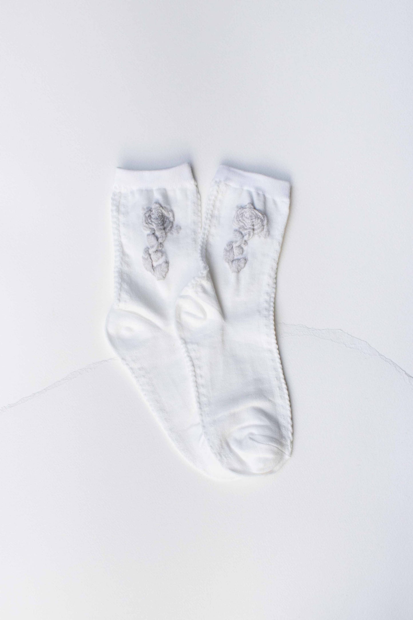 Rose Cotton Blend Socks | Tiepology