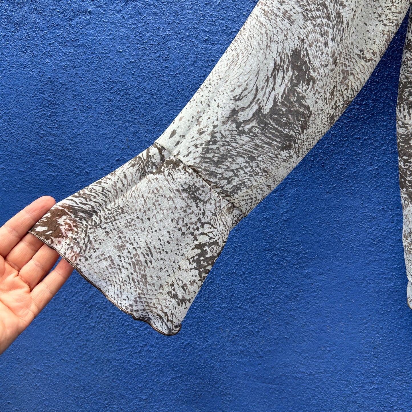 wilfred sheer ruffled blouse