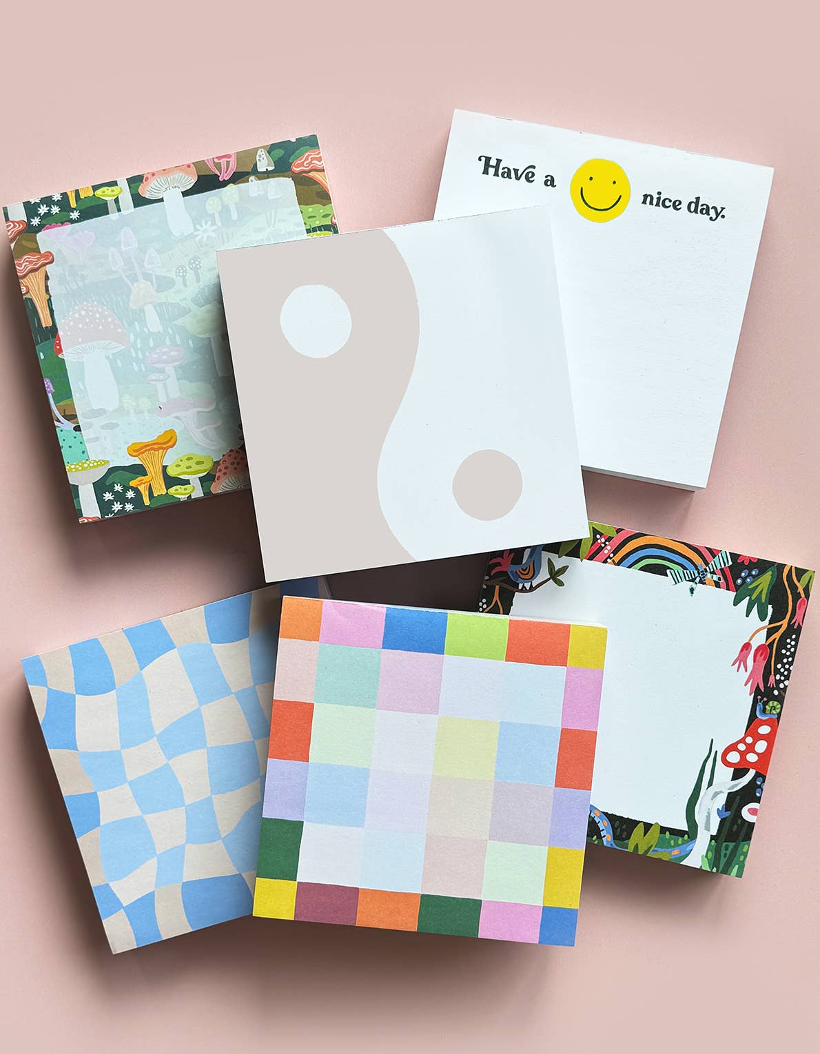 200-Sheet Jumbo Desk Pad | Rainbow | Idlewild Co.