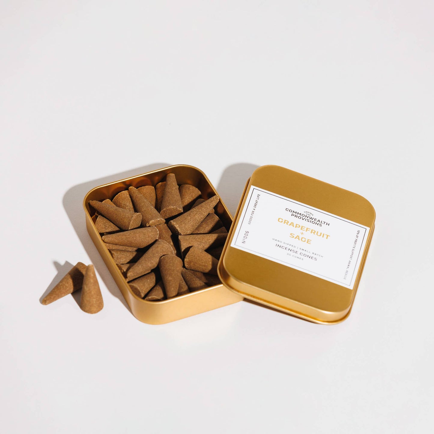 Commonwealth Provisions | Incense Cones - Grapefruit + Sage
