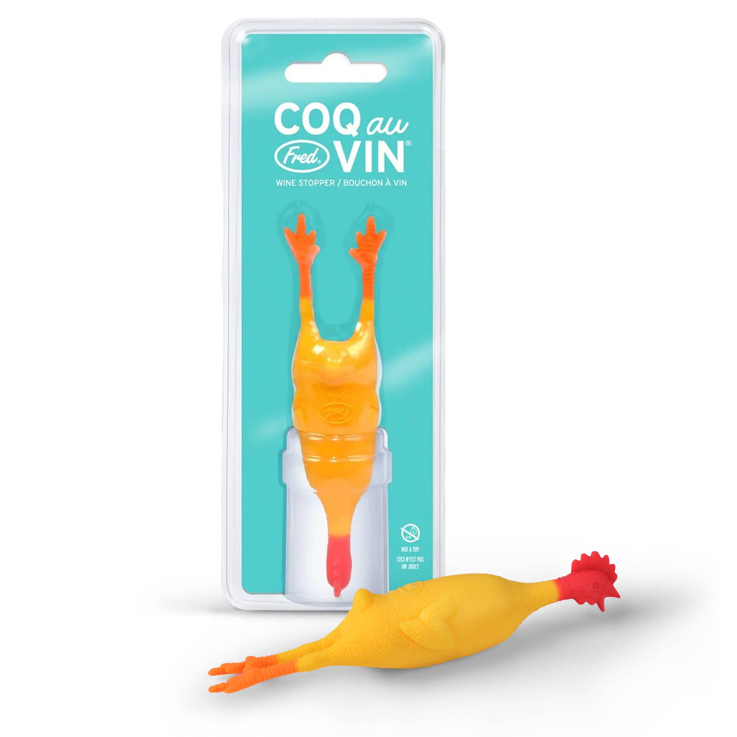Fred & Friends Coq Au Vin Wine Stopper - Thumbnail 2