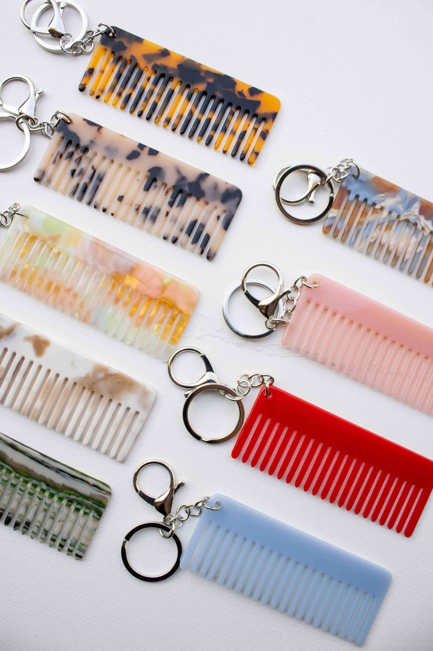 Tiepology | Eco Acetate Comb Bag Charm