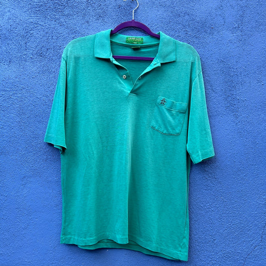 vintage grand slam original penquin by munsing wear teal polo