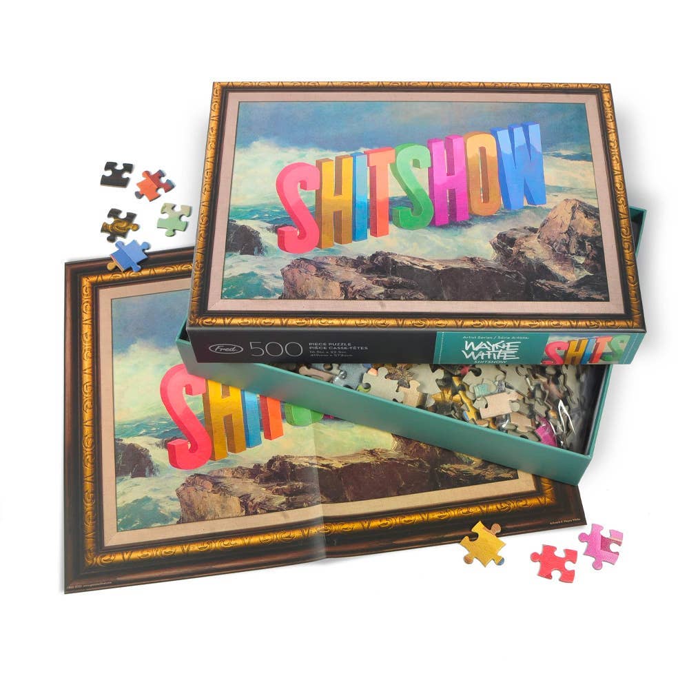Shitshow Puzzle 500 pc - Wayne White | Fred & Friends
