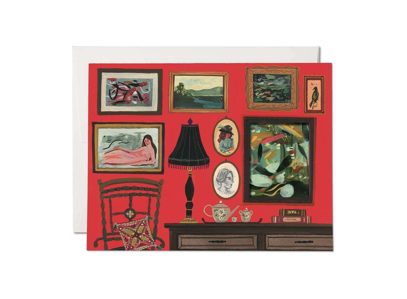 Work of Art love greeting card | Red Cap Cards