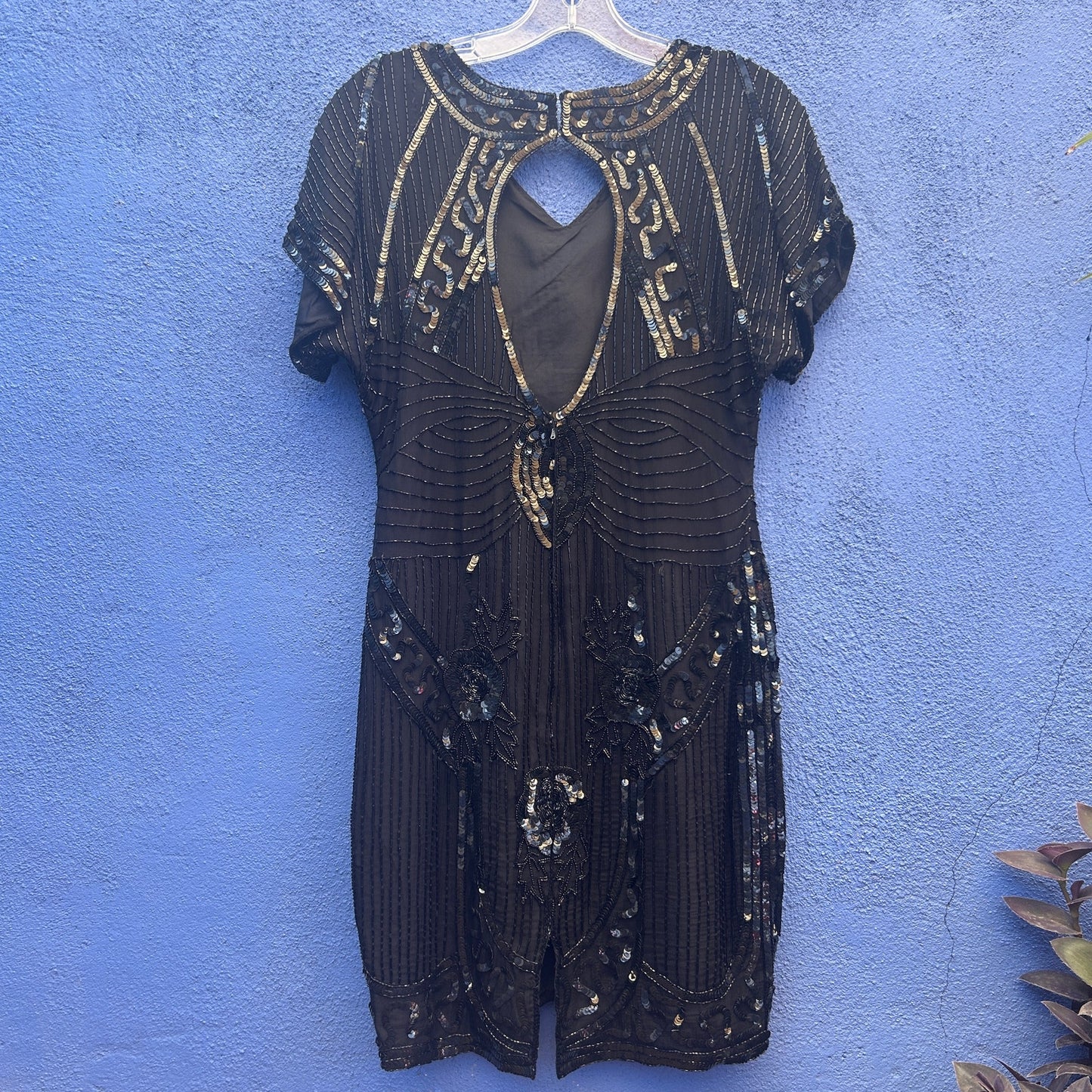 vintage stenay silk beaded cocktail dress – Communion