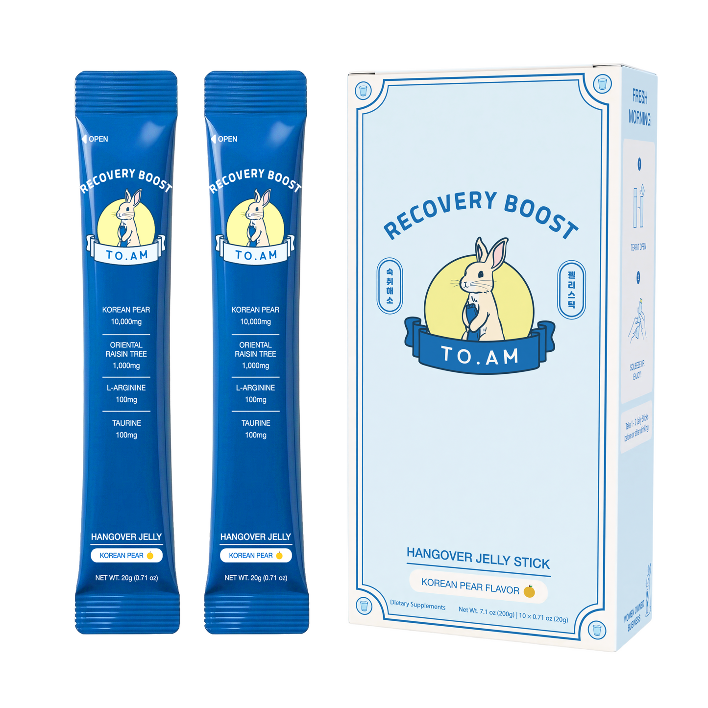 TO AM Recovery Boost Hangover Jelly Stick