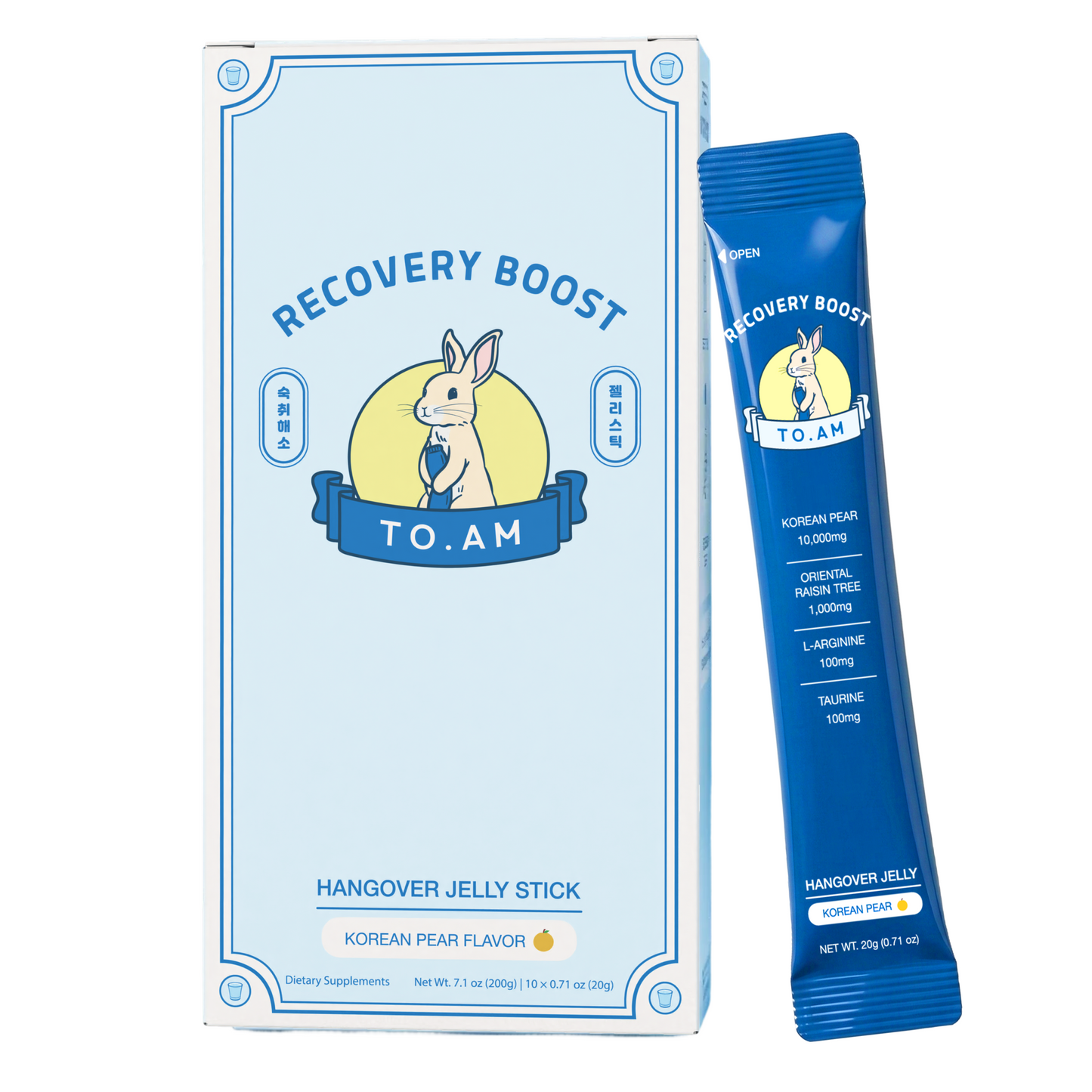 TO AM Recovery Boost Hangover Jelly Stick