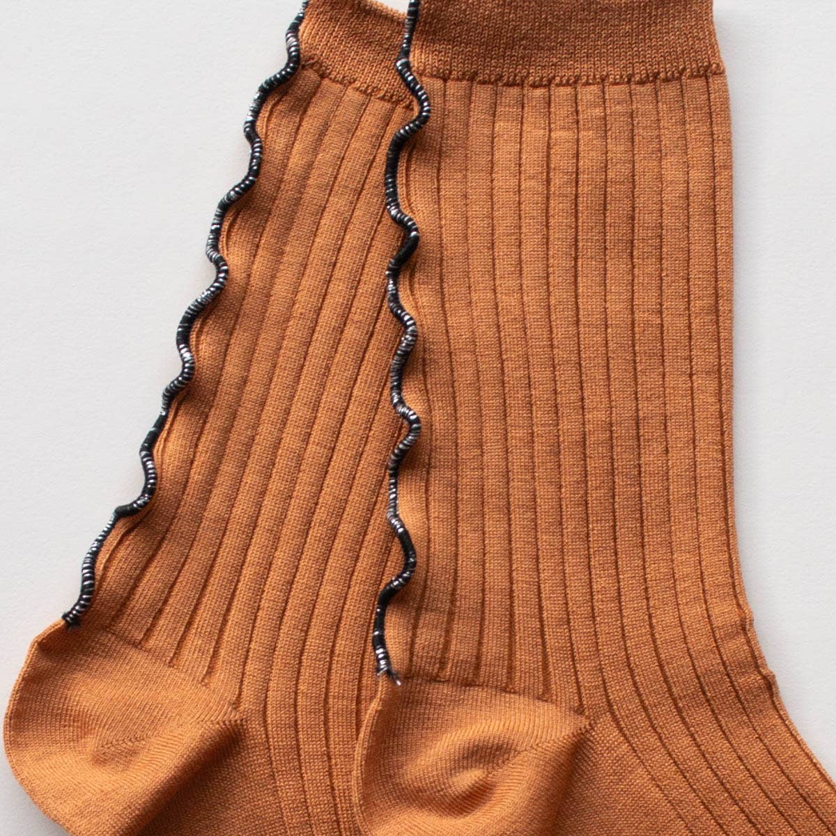 Tiepology | Merrow Stitch Socks