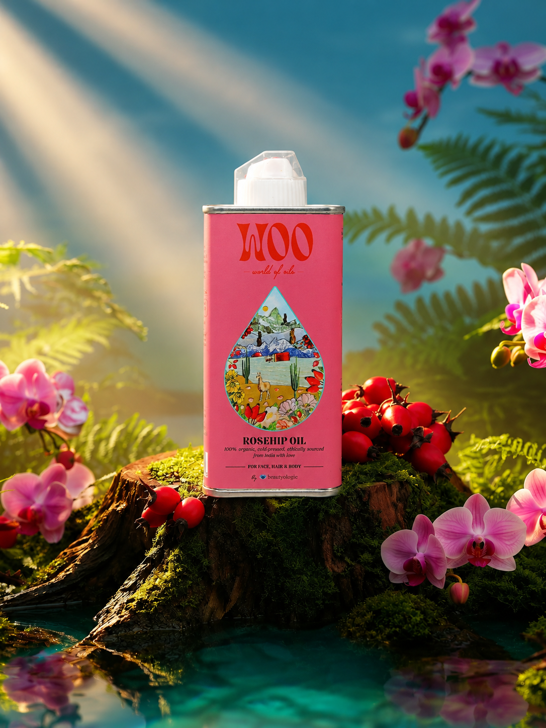 Rosehip Oil, 100% Organic - WOO™