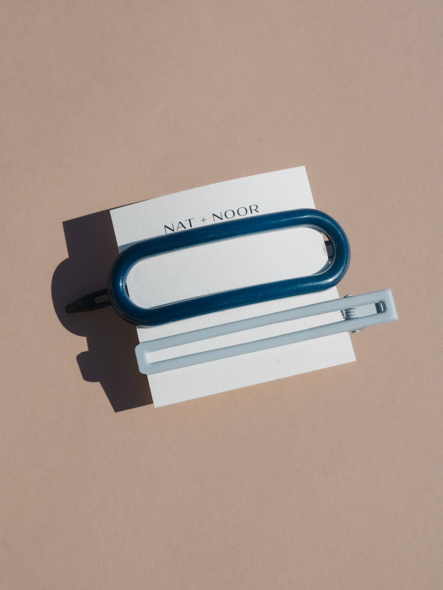Byron | Grey + Blue | Hair Clips | NAT + NOOR |