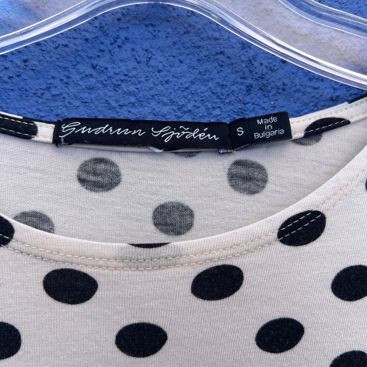 gudrun sjoden polka dot top