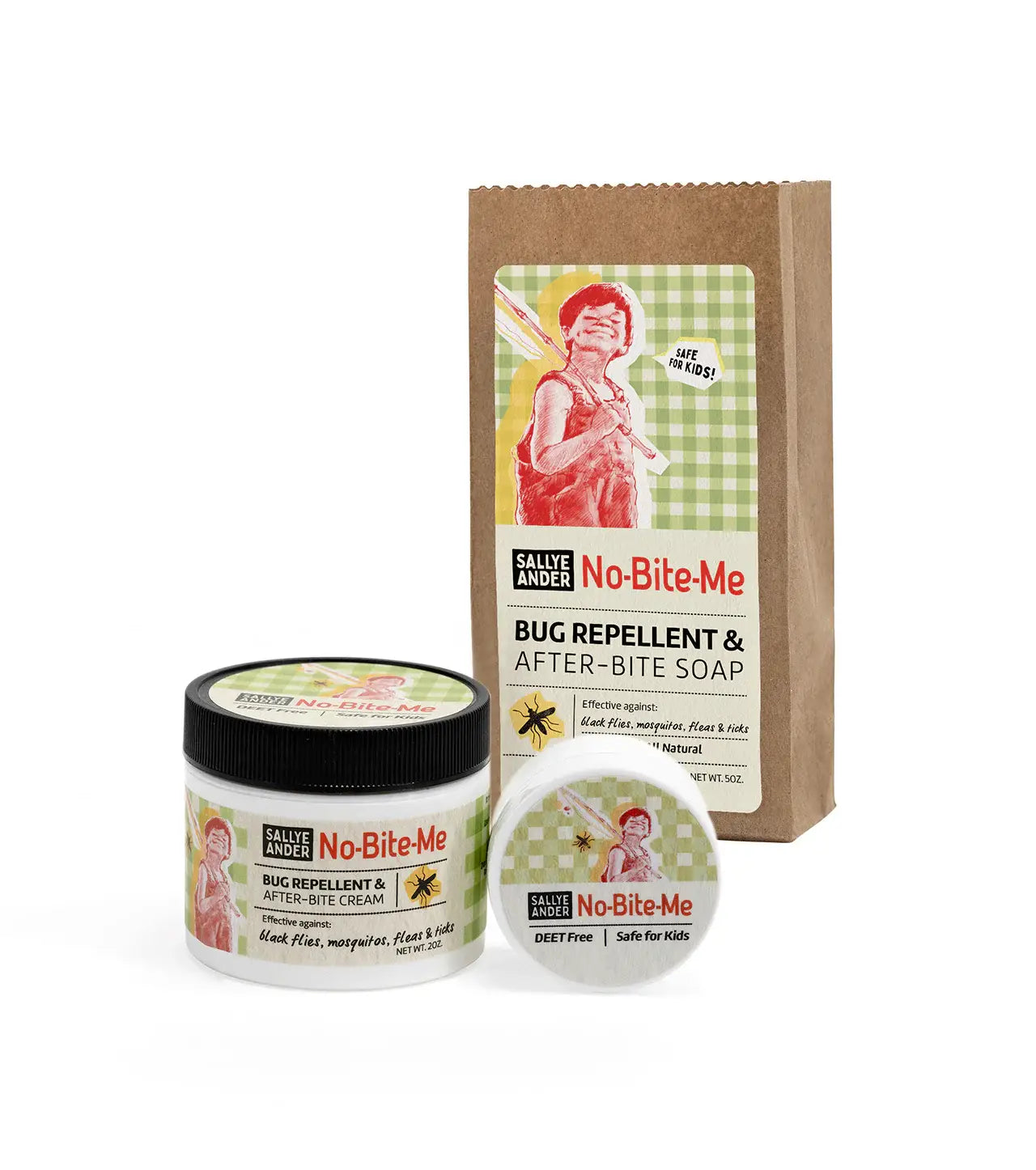 No-Bite-Me™ Bug Repellent & Itch Relief Soap and Cream Pack