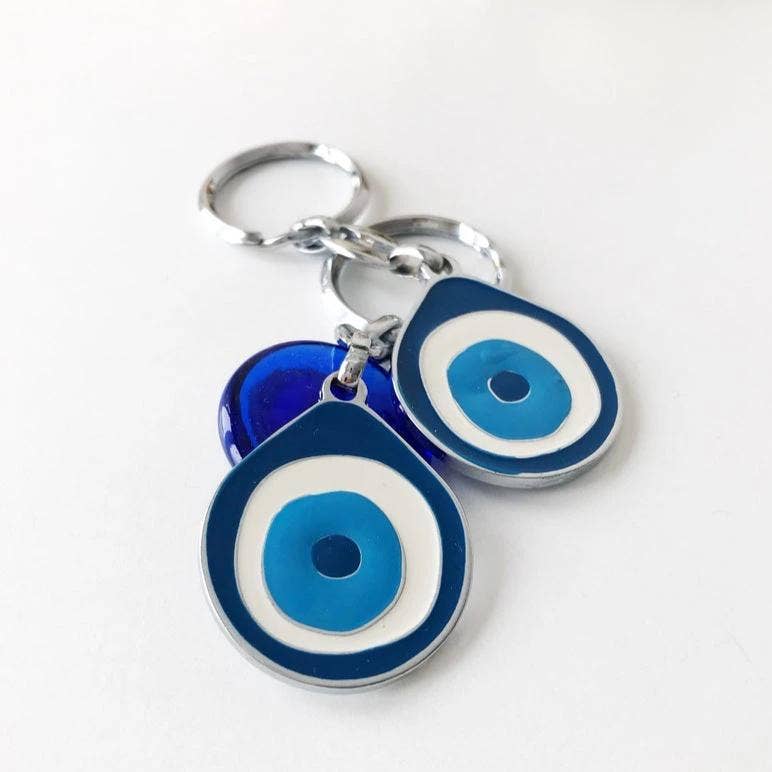 Evil Eye Metal Keychain | Evileyefavor