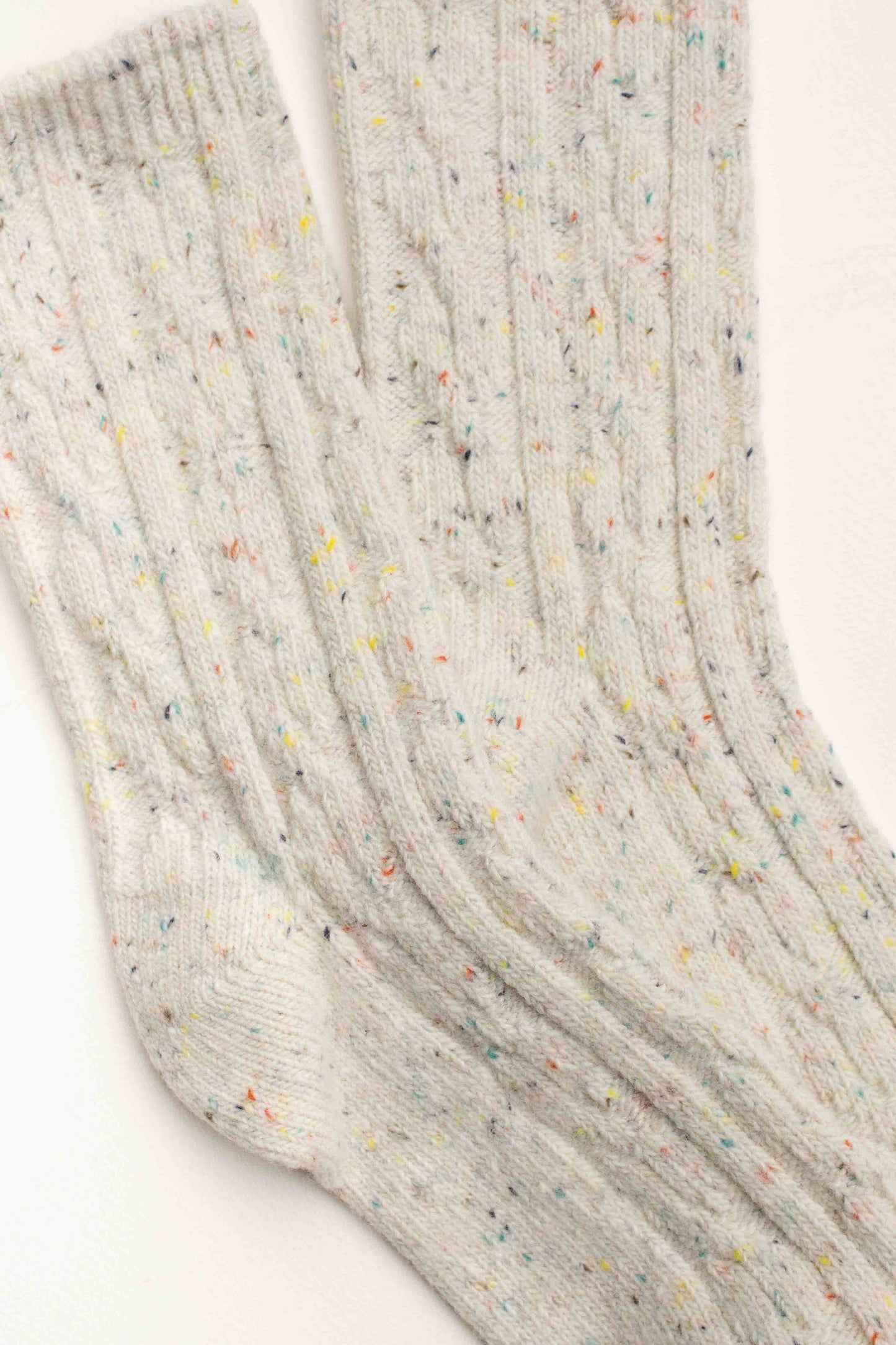 Tiepology | Wool Blend Speckled Knit Socks