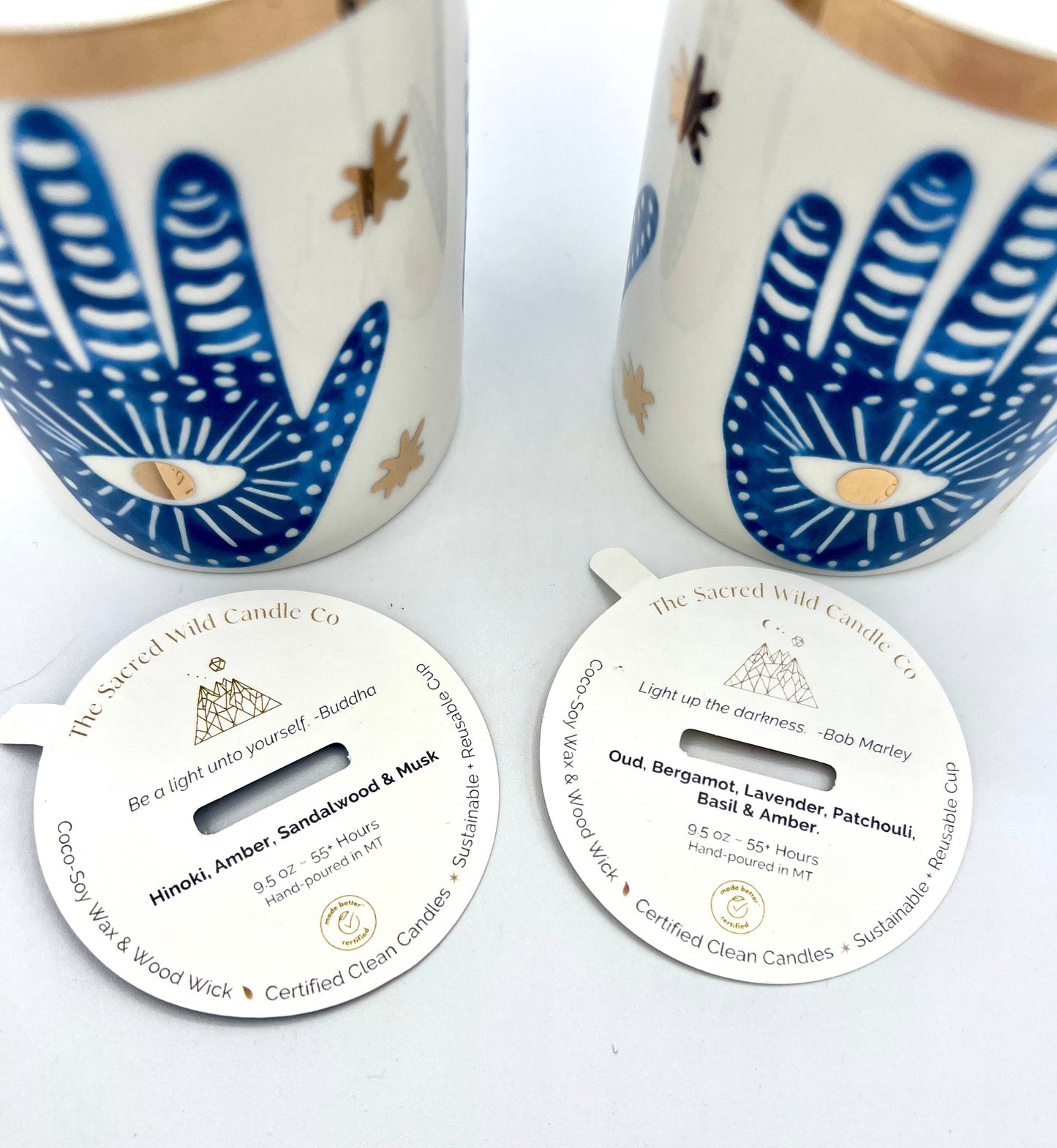 Hamsa Candle | The Sacred Wild Candle Co