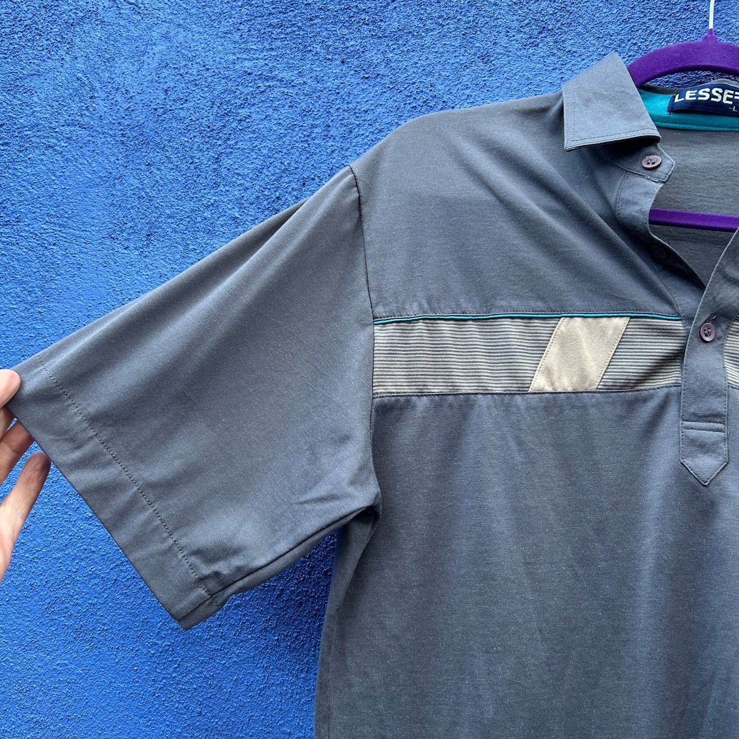 vintage 80s lesser polo shirt