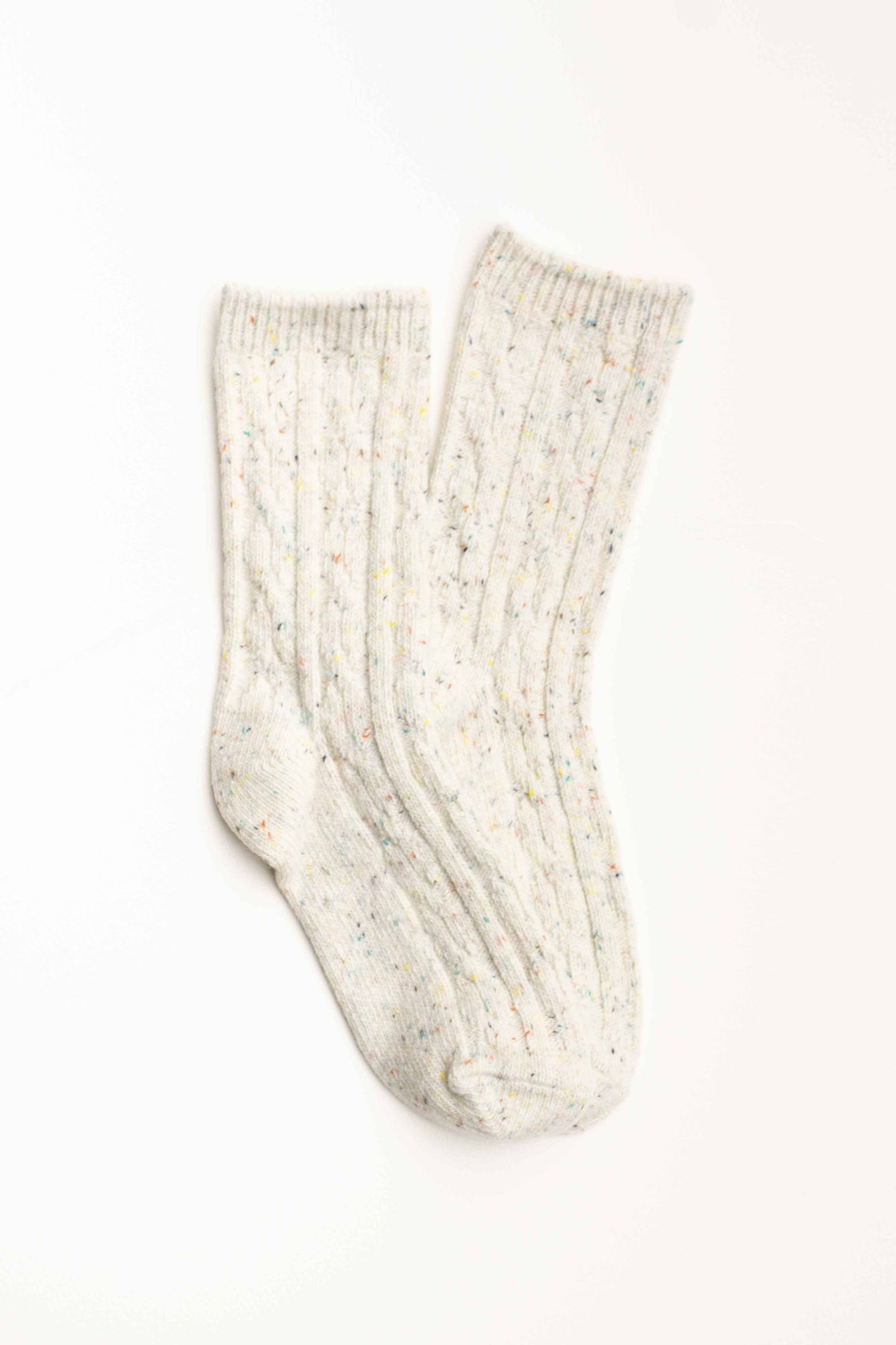 Tiepology | Wool Blend Speckled Knit Socks