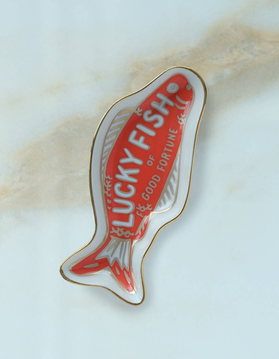 Porcelain Trinket Dish | Fortune Fish | Idlewild Co.