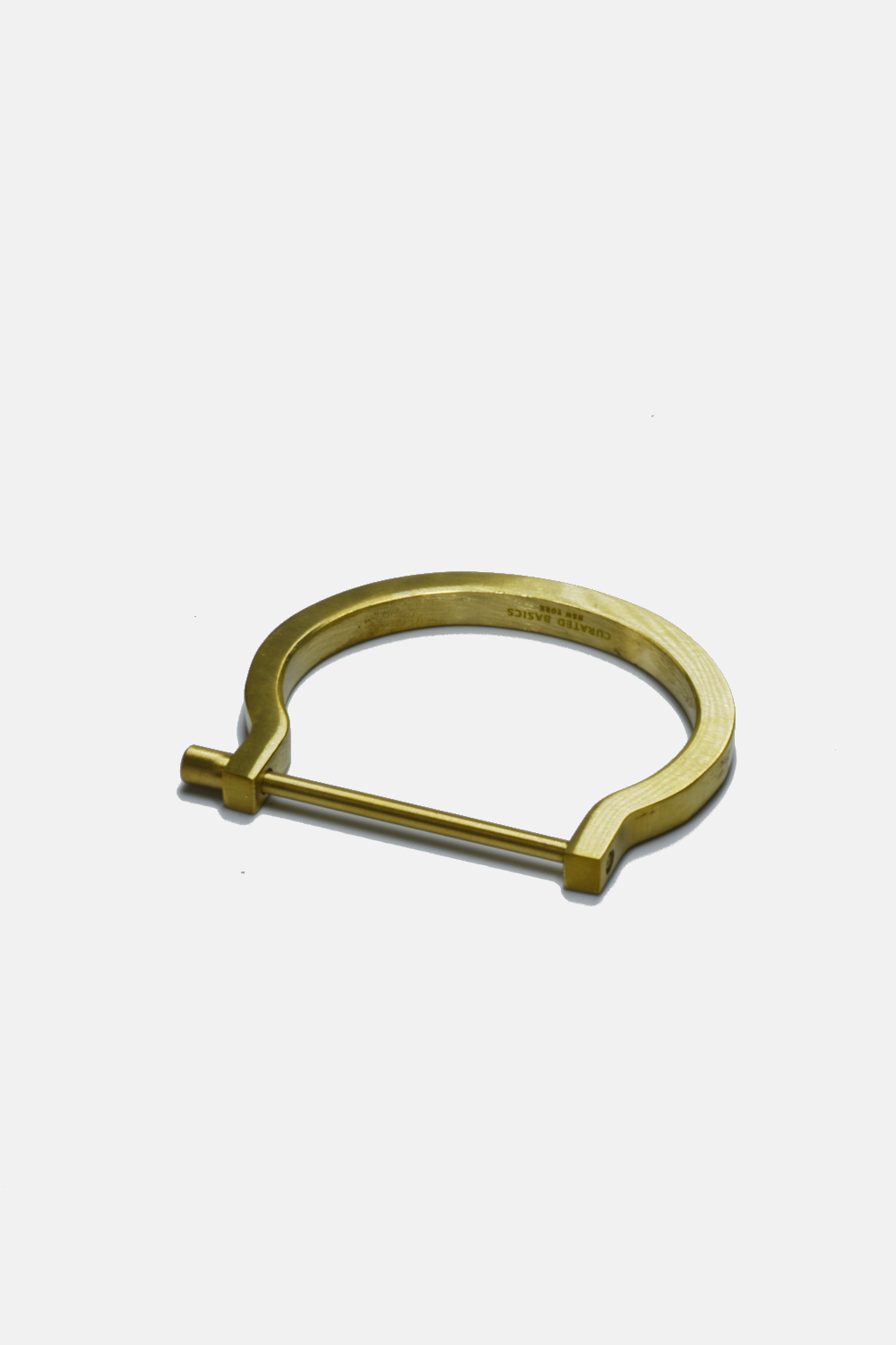 Curated Basics | Brass Screw Bracelet