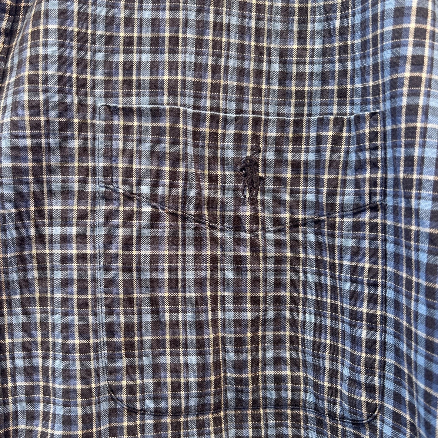 ralph lauren blue label big shirt cotton button up