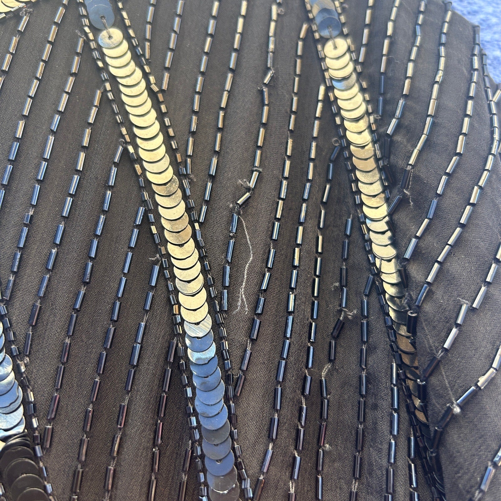 vintage stenay silk beaded cocktail dress Chrysalis vintage stenay silk beaded cocktail dress Chrysalis
