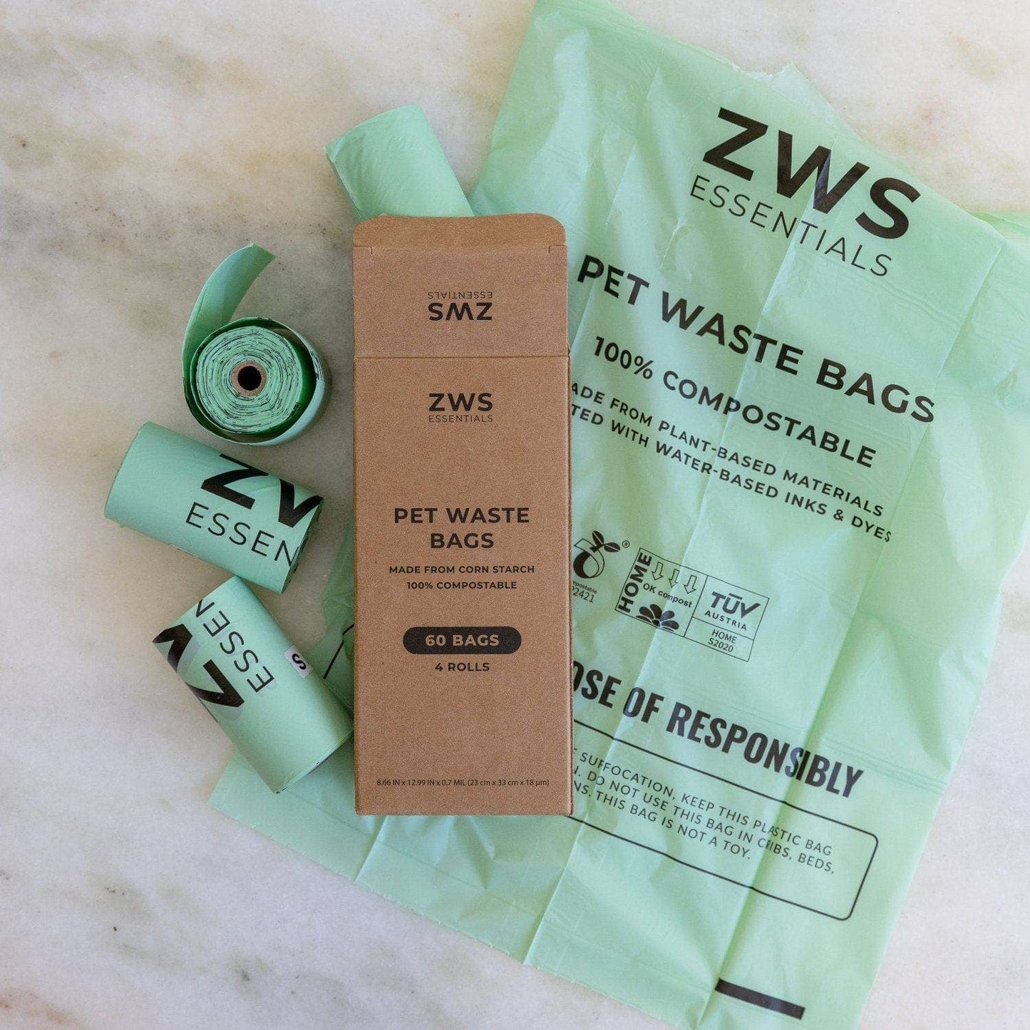 ZWS Essentials | Compostable Pet Waste Bags