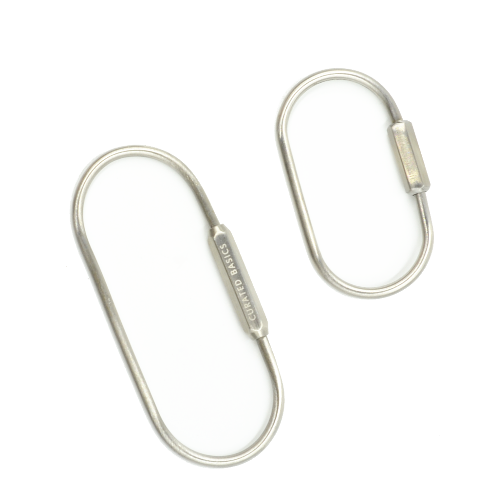 Curated Basics | O-Shape Keyring