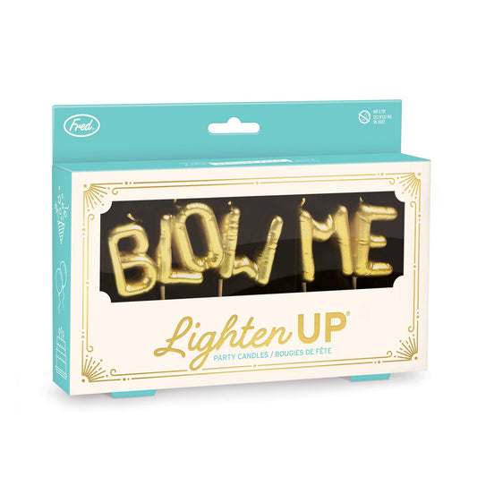BLOW ME - LIGHTEN UP Party Candles   | Fred & Friends