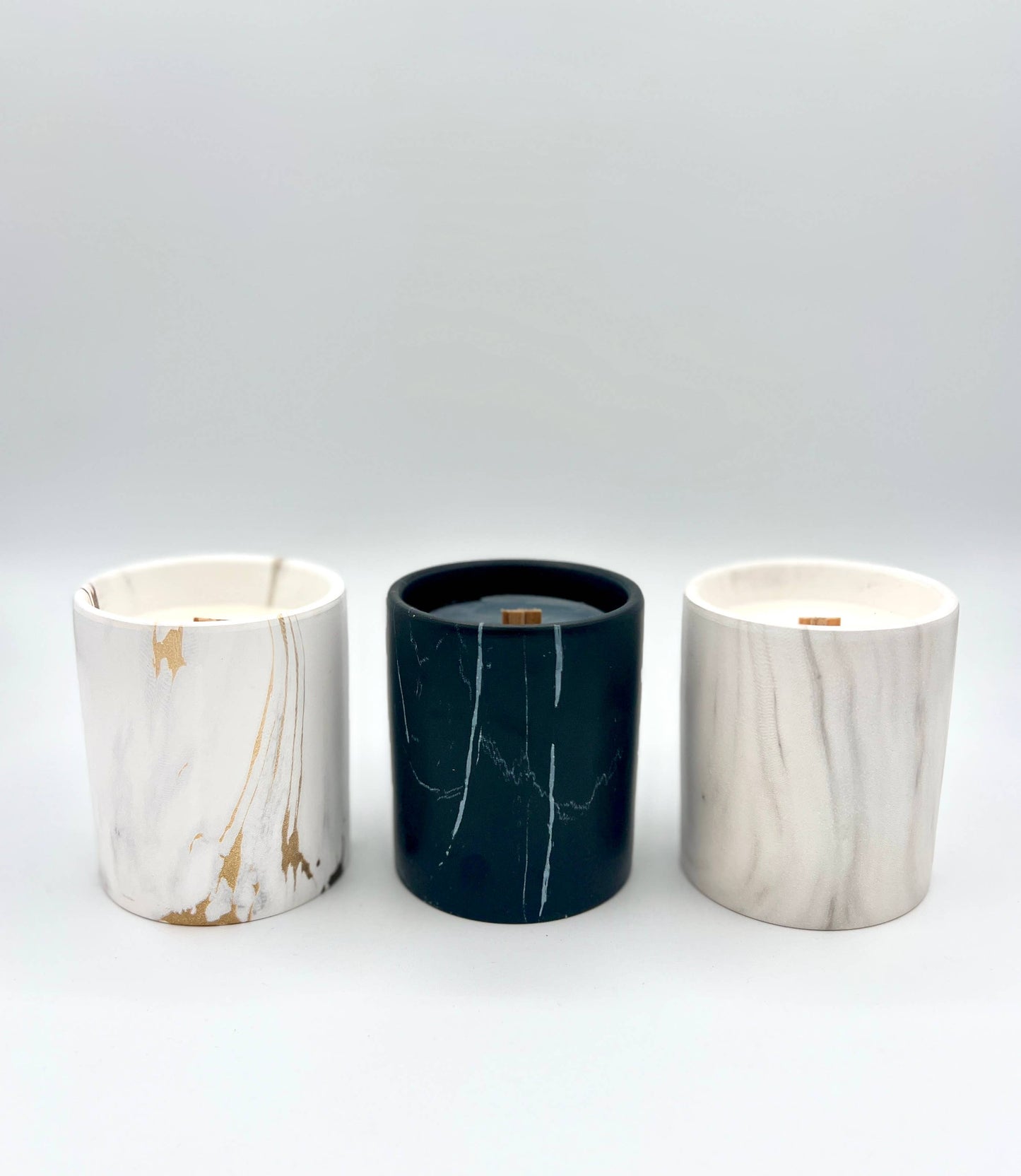 Biophilia: Black Marble /Ceramic Forest Floor Scented Candle | The Sacred Wild Candle Co