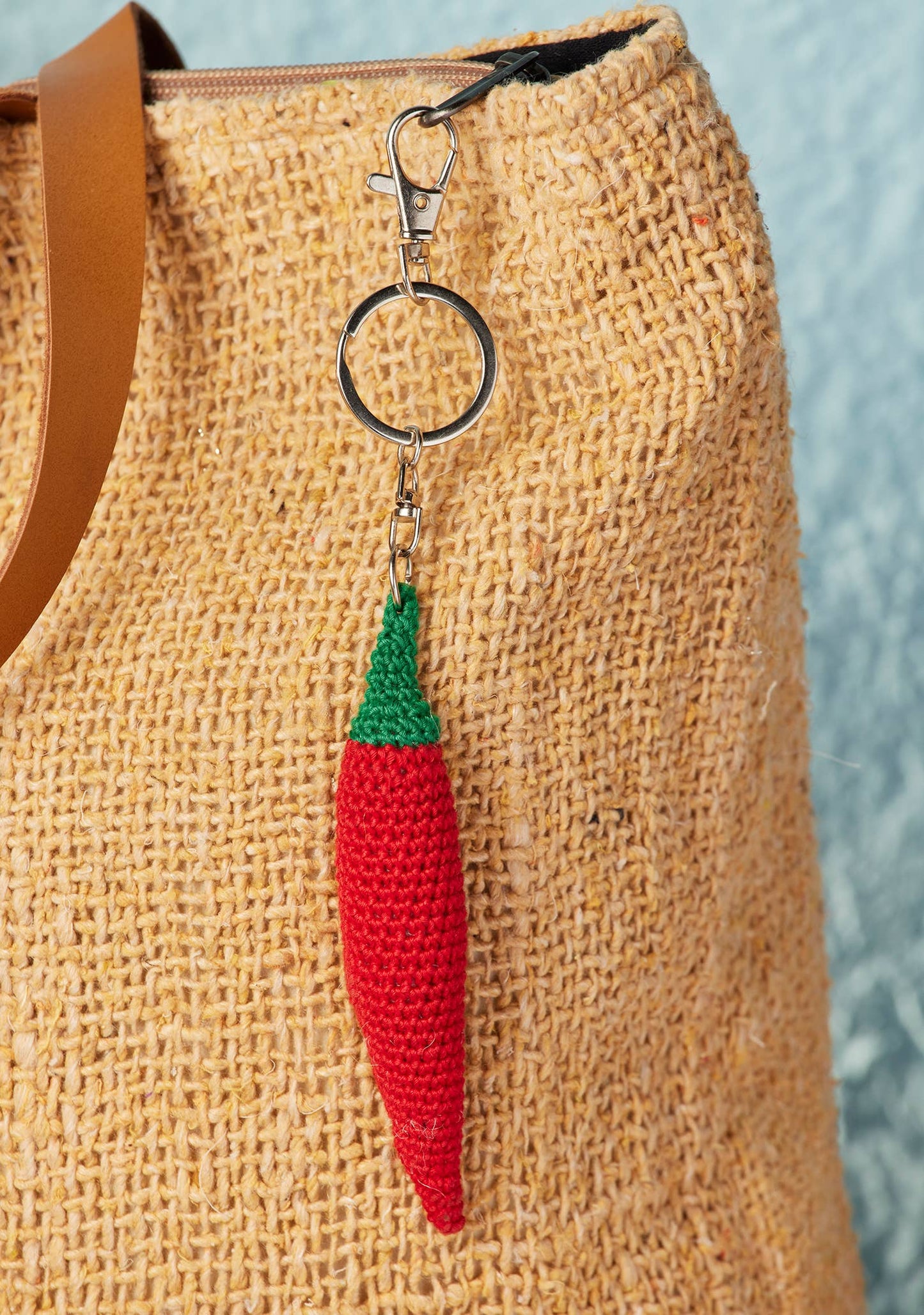 Crochet Fruit & Veg Keyring Bag Charm | Namaste